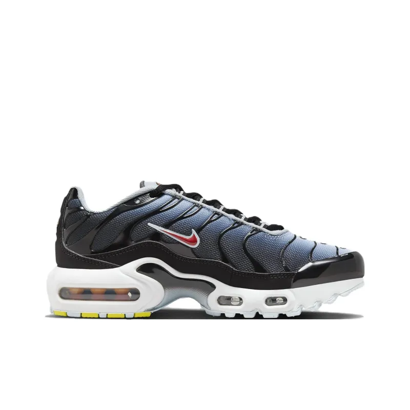 Nike Air Max Plus Durable Breathable Low Top Kids' Running Shoes Black Blue Teenagers-1