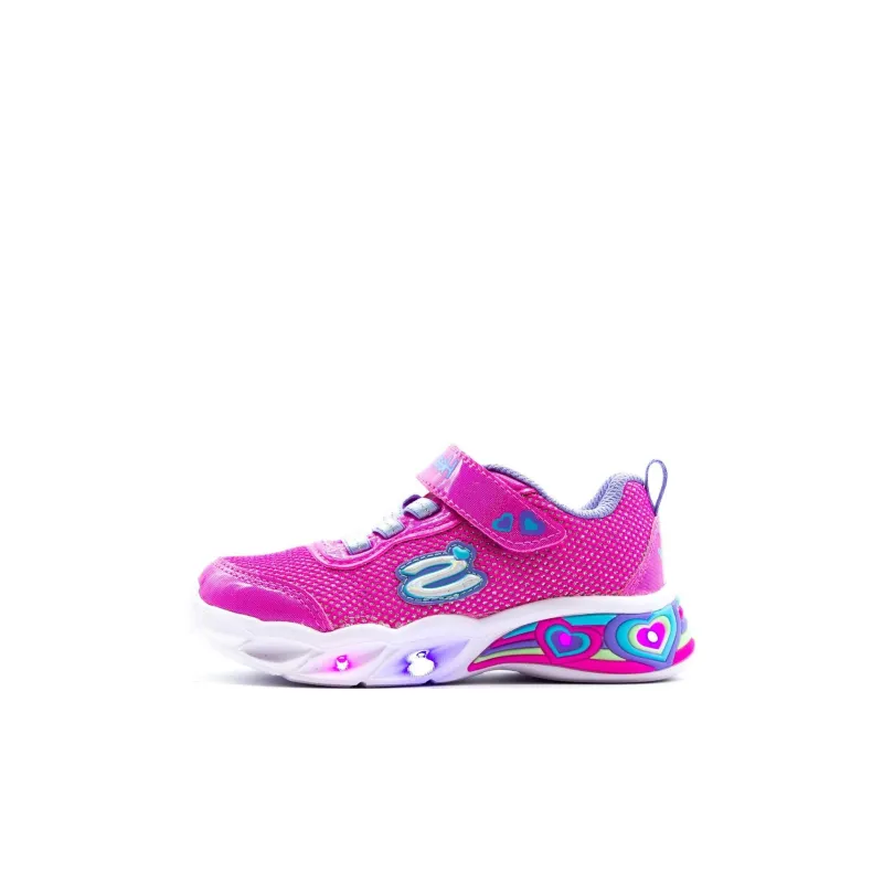Skechers S LIGHTS SWEETHEART LIGHTS SHIMMER SPELLS Anti Slip Wear Resistant Kids Lifestyle Shoes Purple Kids'-4