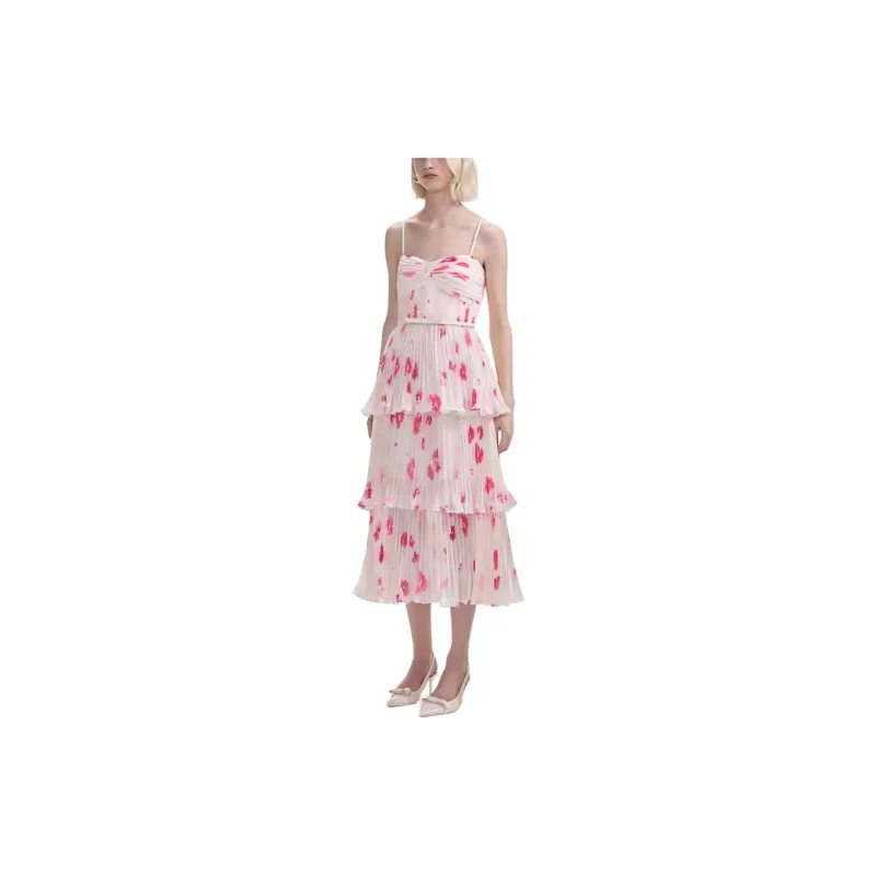 Self portrait Printed Chiffon Dress-3