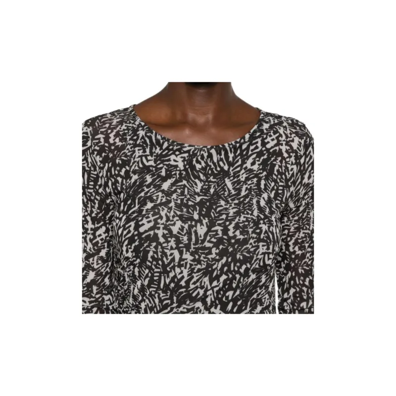 Patrizia Pepe Abstract print Midi Dress-4