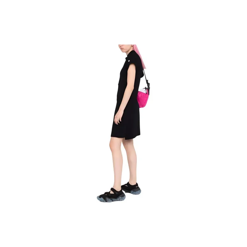 Balenciaga SS22 Short Sleeved Dress Women's Black-4