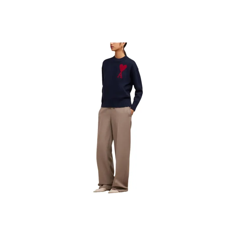 AMIPARIS Paris Ami De Coeur Intarsia Knit Jumper-1