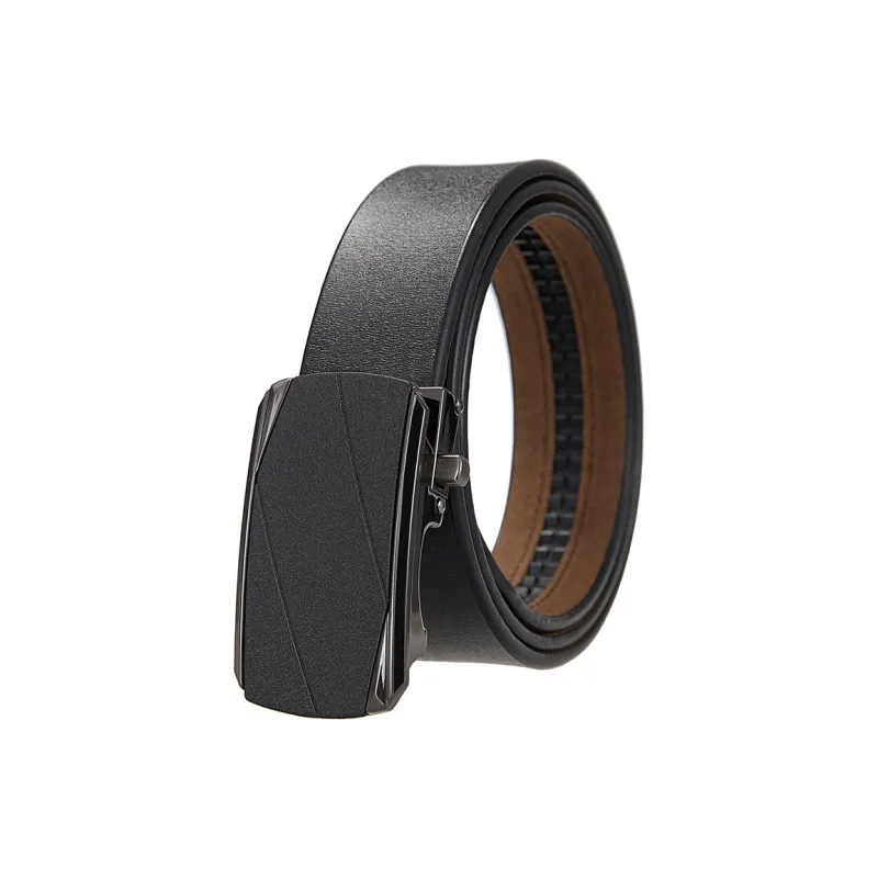 Yalu Preferred Cow Split Leather Belts Men's 3.5CM-0