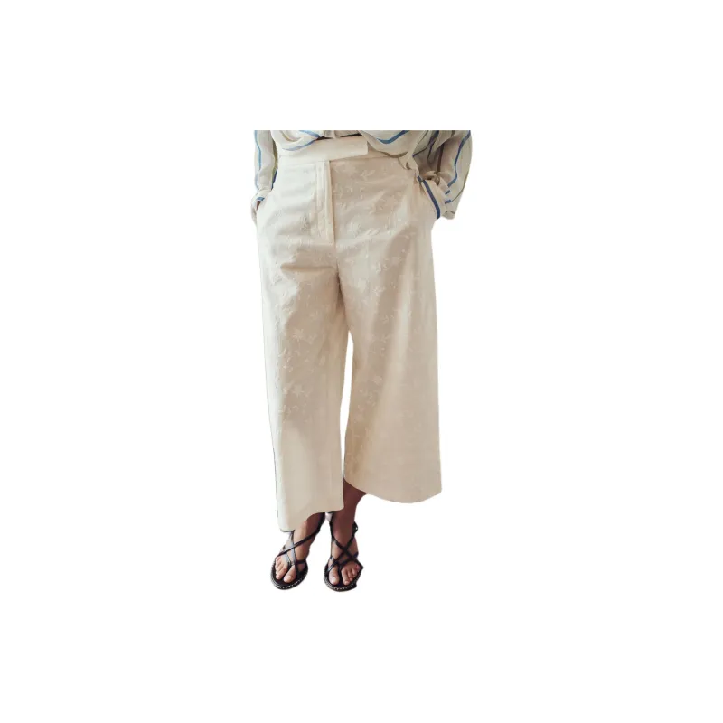 ZARA Casual Pants Women's Yellow-2