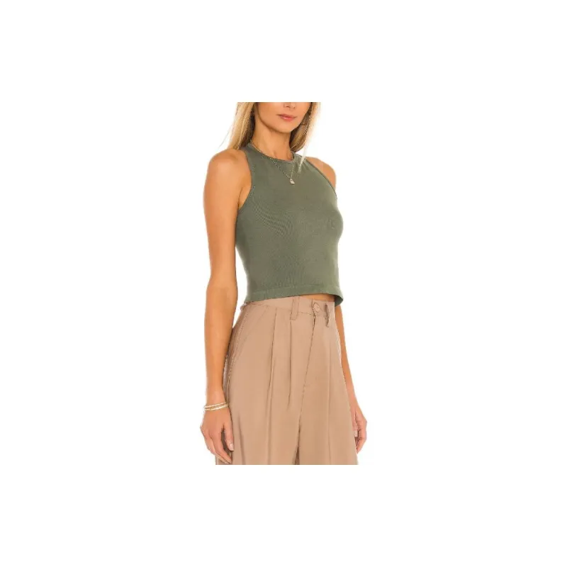 FREE PEOPLE Tank Tops Women's Green-2