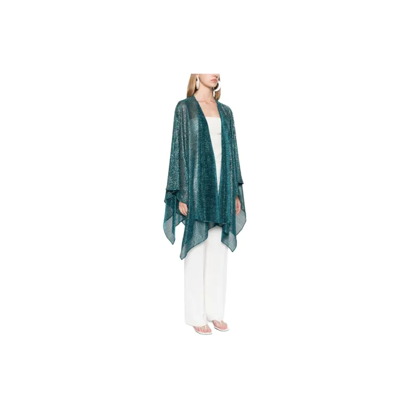 Talbot Runhof Lurex Cape-3