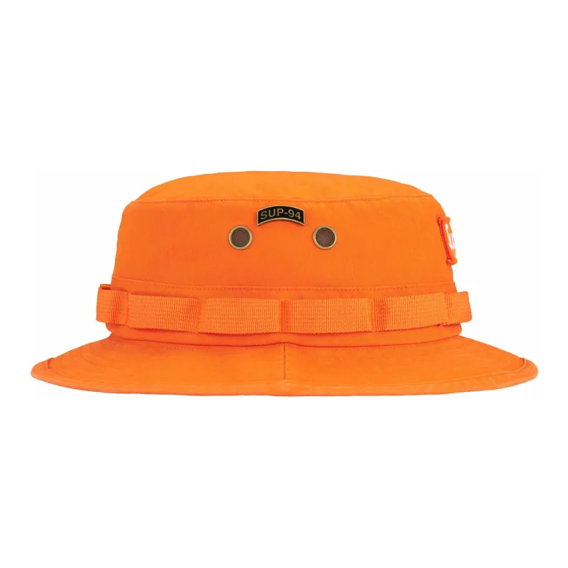 Supreme Cotton Bucket Hats Unisex Orange-1