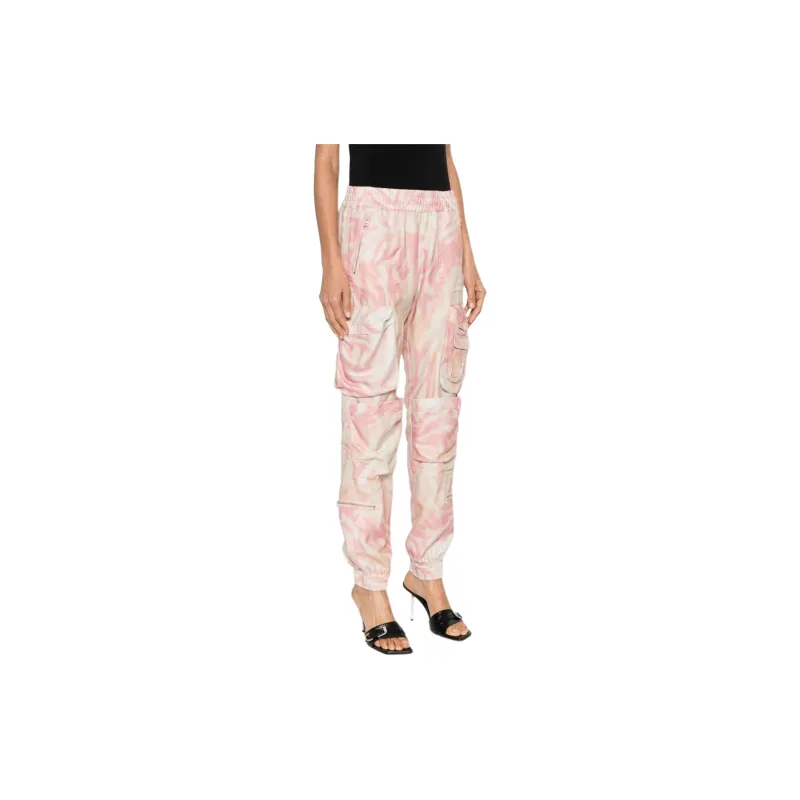 DIESEL P Mirow Cargo Pants 'Pink/White'-3
