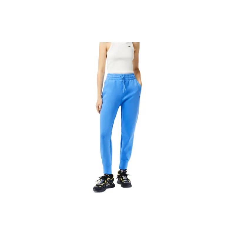LACOSTE Knitted Sports Pants Women's Ether Blue-1