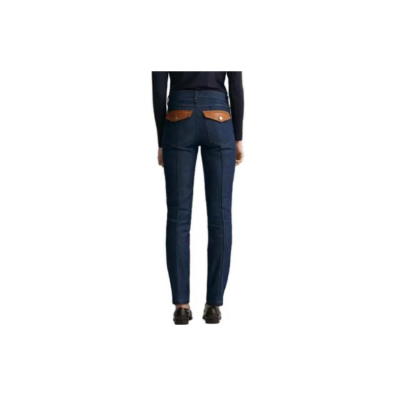 GANT Jeans Women's 960 Dark Blue-2