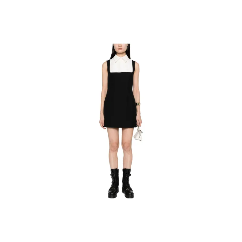 Valentino Casual Short Skirts Women's Black/White-1