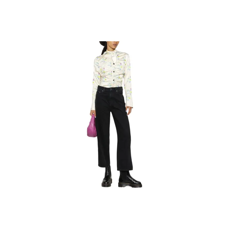 GANNI Jeans Women's Black-1