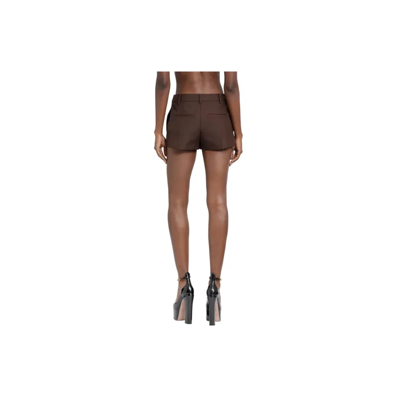 Valentino SS23 Casual Shorts Women's Brown-2