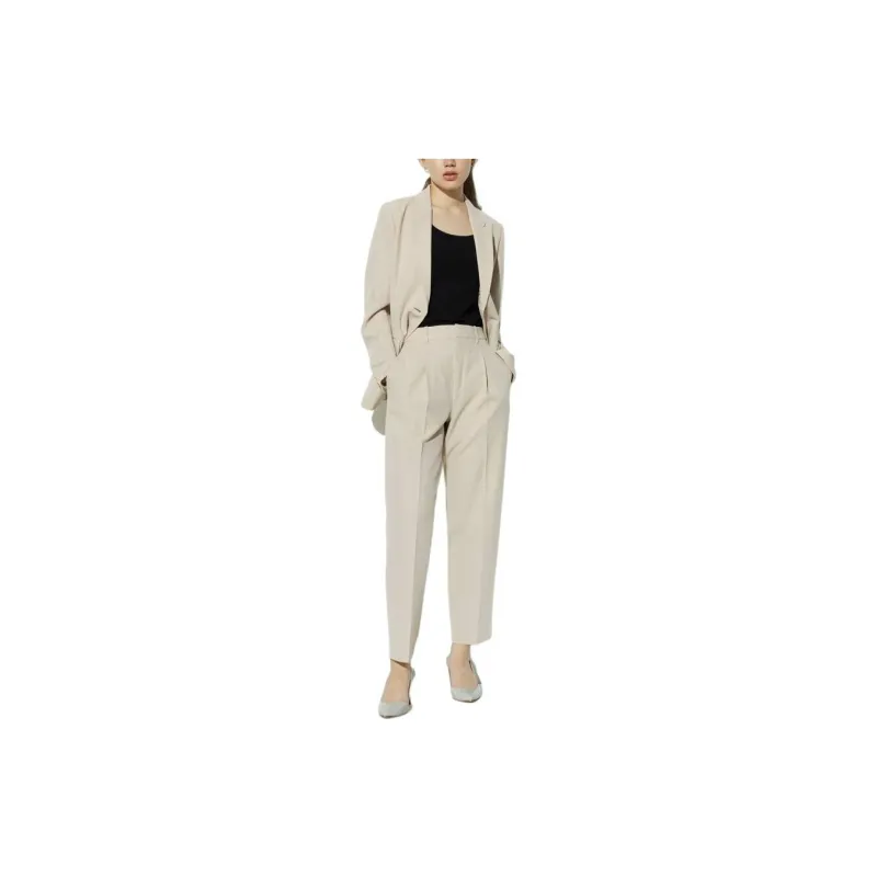 UNIQLO Suit Trouser Women's Beige-2