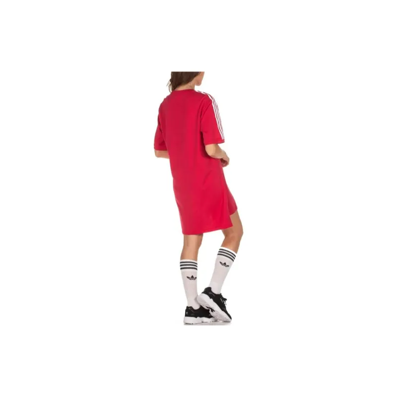 Adidas Originals Short Sleeved Dresses Women's Fuchsia-1