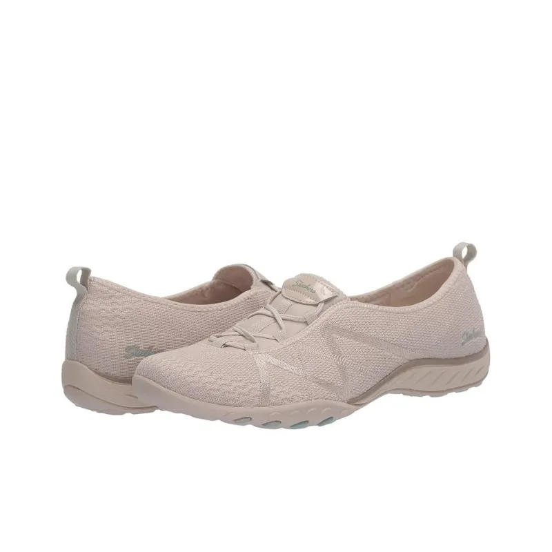 Skechers Breathe-Easy -A Look Slip-Resistant Breathable Lightweight Low-Top Casual Shoes Women's Ecru-2