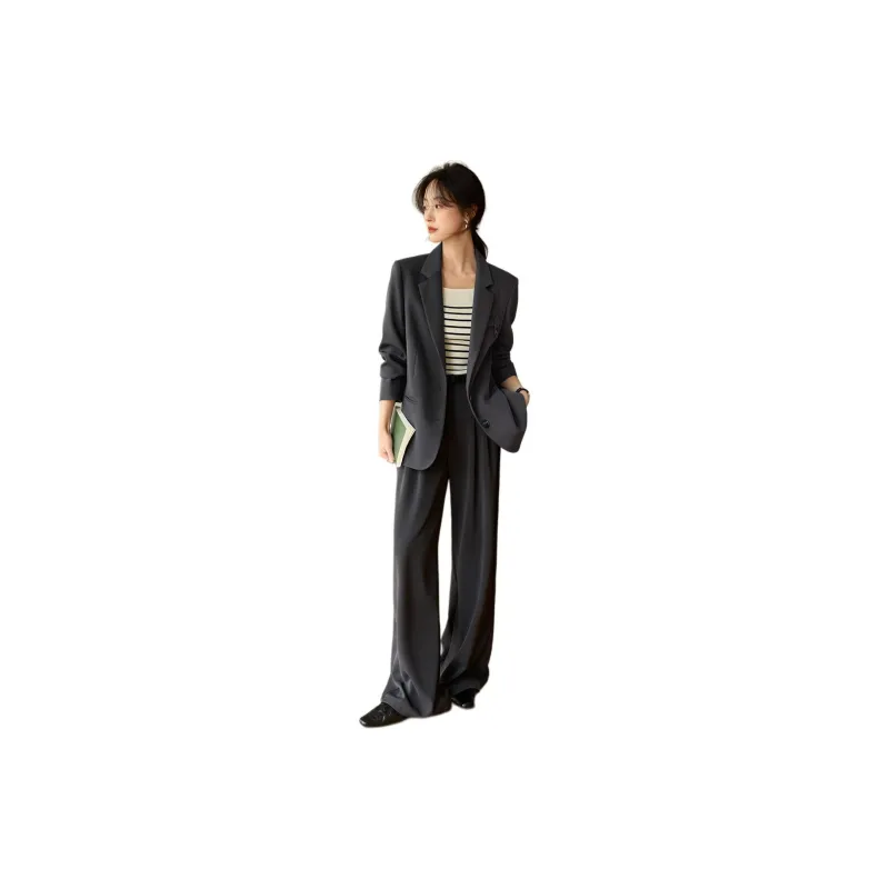Mo Han Yi Mei Business Suit Women's Dark Gray-1