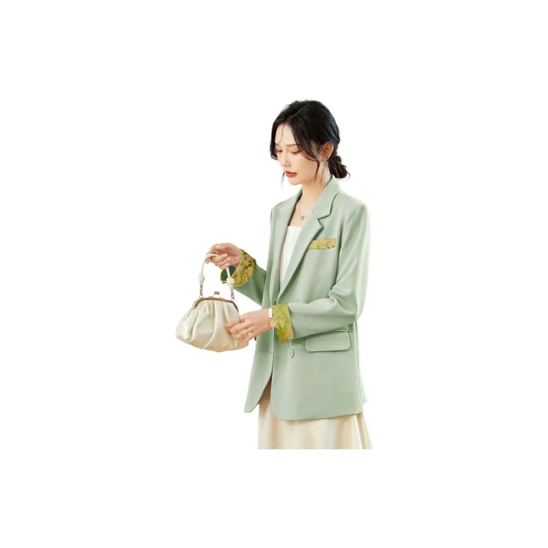 TERRE BLEUE Business Suit Women's Green-4