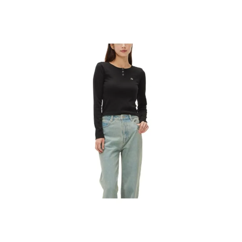 Lee T Shirts Women's Black-3