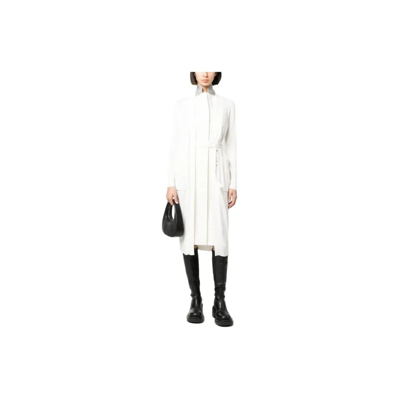 Sacai Layered Detailed Knitted Cardi Coat-1