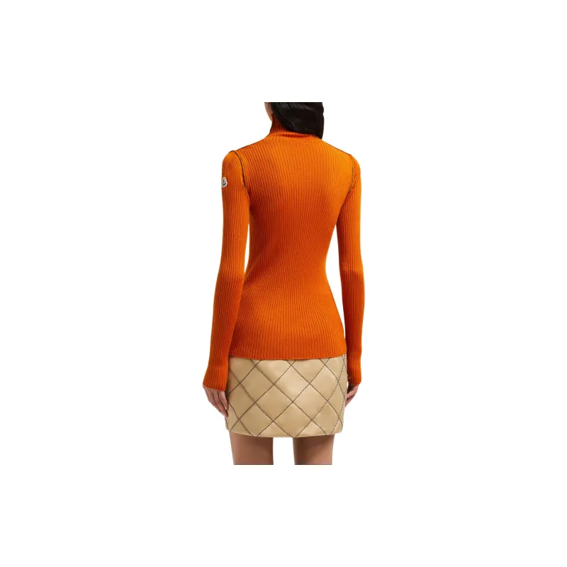 Moncler Sweater Women's Pumpkin Orange-2