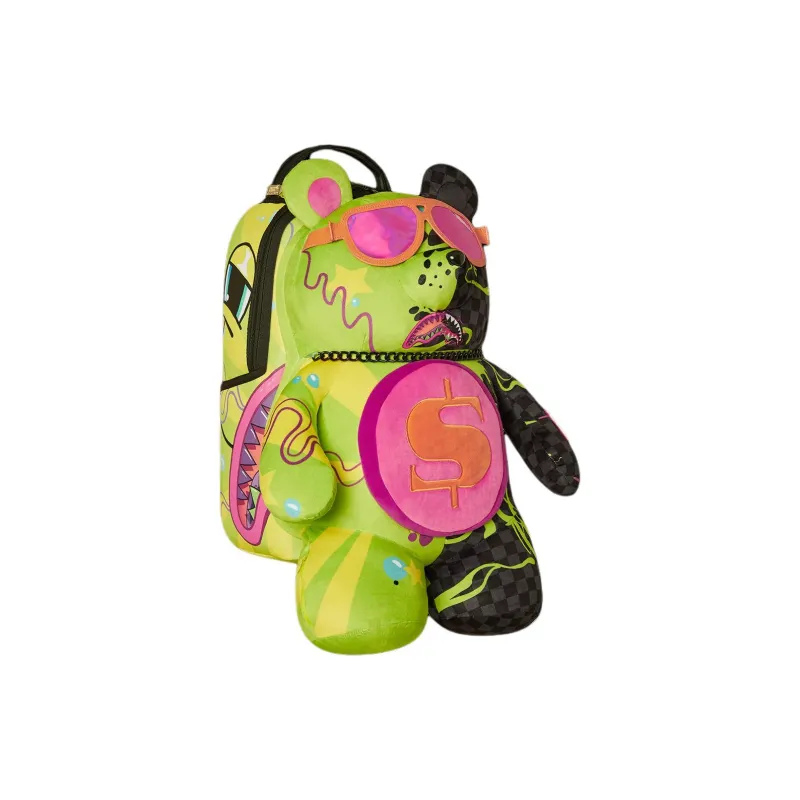 SPRAYGROUND Polyester Backpack Unisex Yellow Green-1