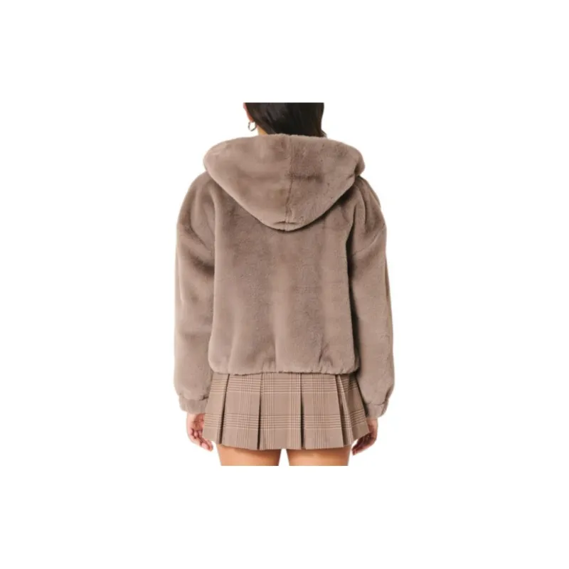 Hollister Velvet-feel Coat Women's-1