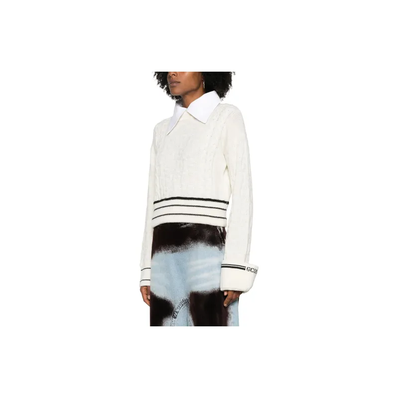GCDS Monogram Oversized Polo Top-3