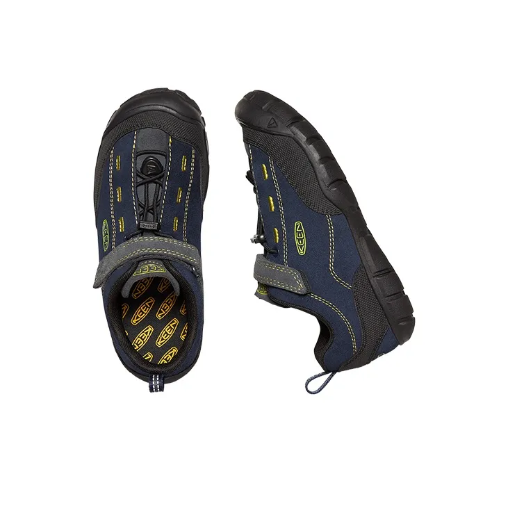 KEEN Jasper Ⅱ Slip Resistant, Abrasion Resistant, Breathable Low Top Kids' Outdoor Shoes Navy Blue Teenagers-4