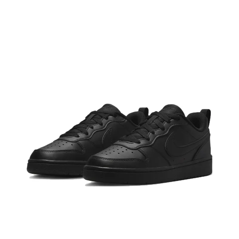 Nike Court Borough Low Recraft GS 'Triple Black'-3