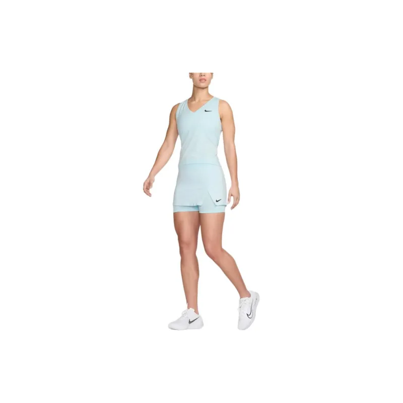 Nike Court Dri FIT Victory Casual Short Skirts Women's Glacier Blue/Black-1