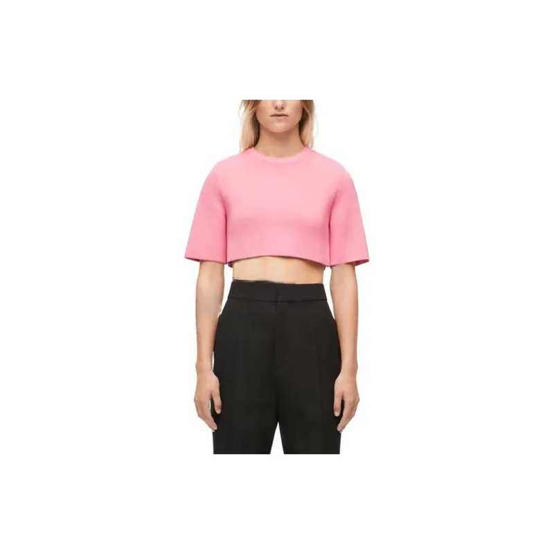 LOEWE Short Sleeved Cropped Top-2