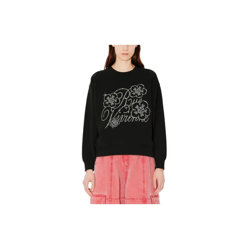 KENZO Floral Embellished Crewneck Sweatshirt-6