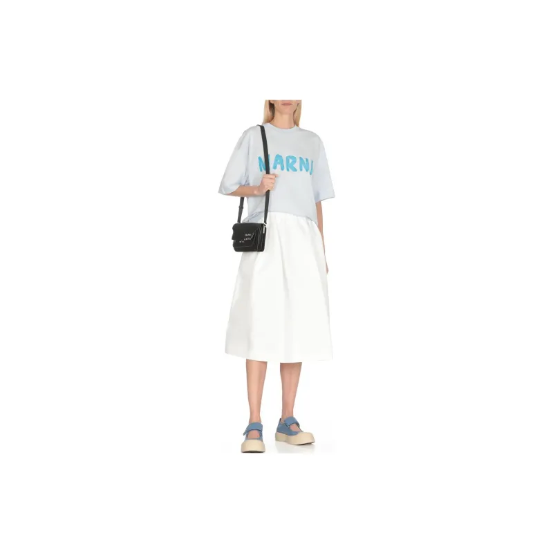 MARNI Logo T Shirt 'Light Blue'-2