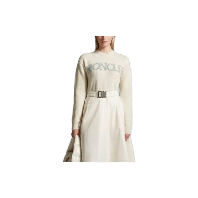 Moncler Logo Detailed Crewneck Knitted Jumper-2
