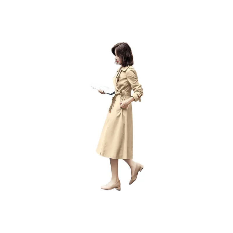 Yi Mengyuan Trench Coat Women's-7