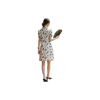 XWI Short Sleeved Dresses Women's Black White