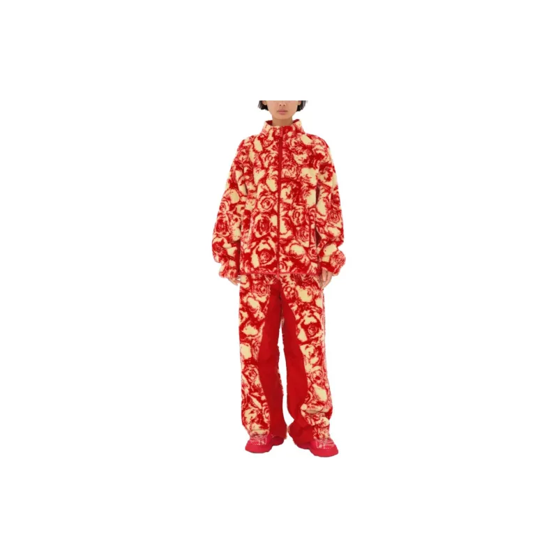 Burberry Jackets Coats Women's Red-4