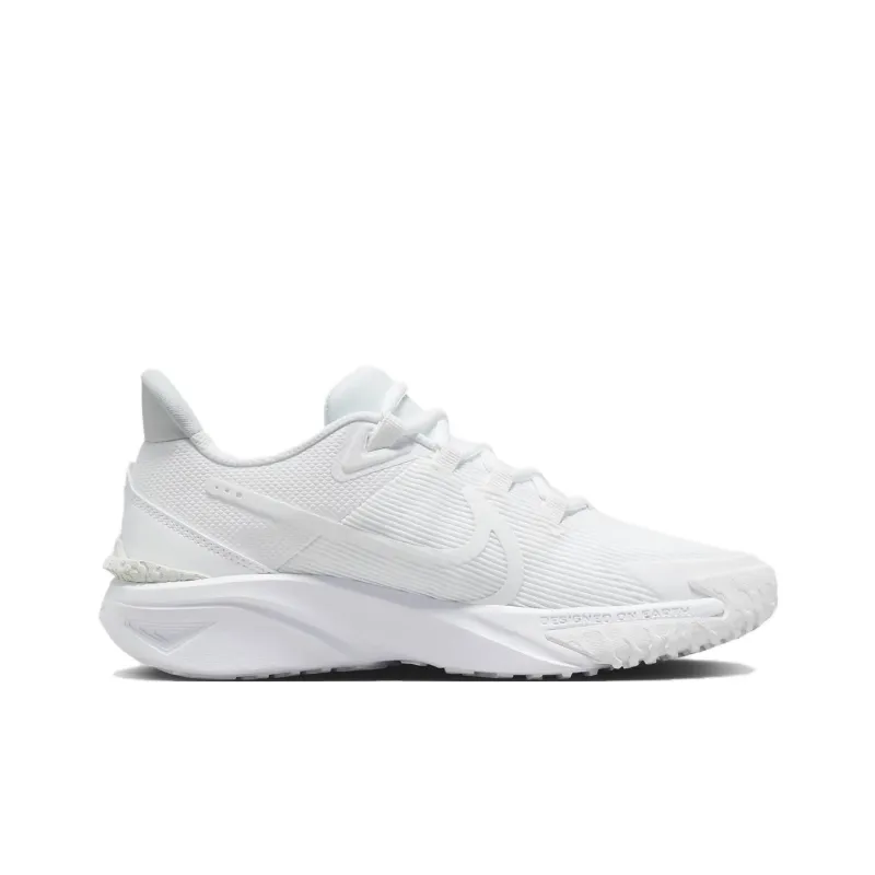 Nike Star Runner 4 GS 'Triple White'-2