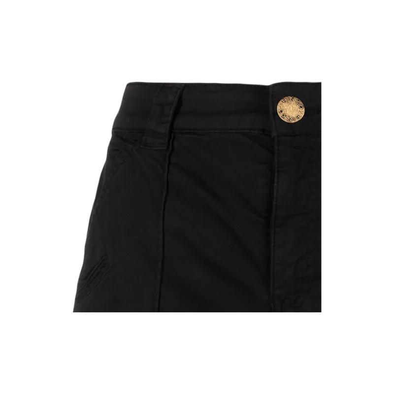 PINKO SS24 Casual Shorts Women's Black-4