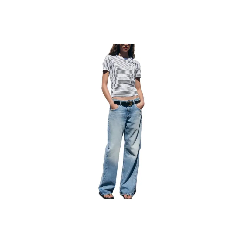 ZARA T-Shirts Women's Stripes-2