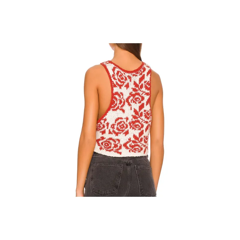 FREE PEOPLE Tank Tops Women's Red-2