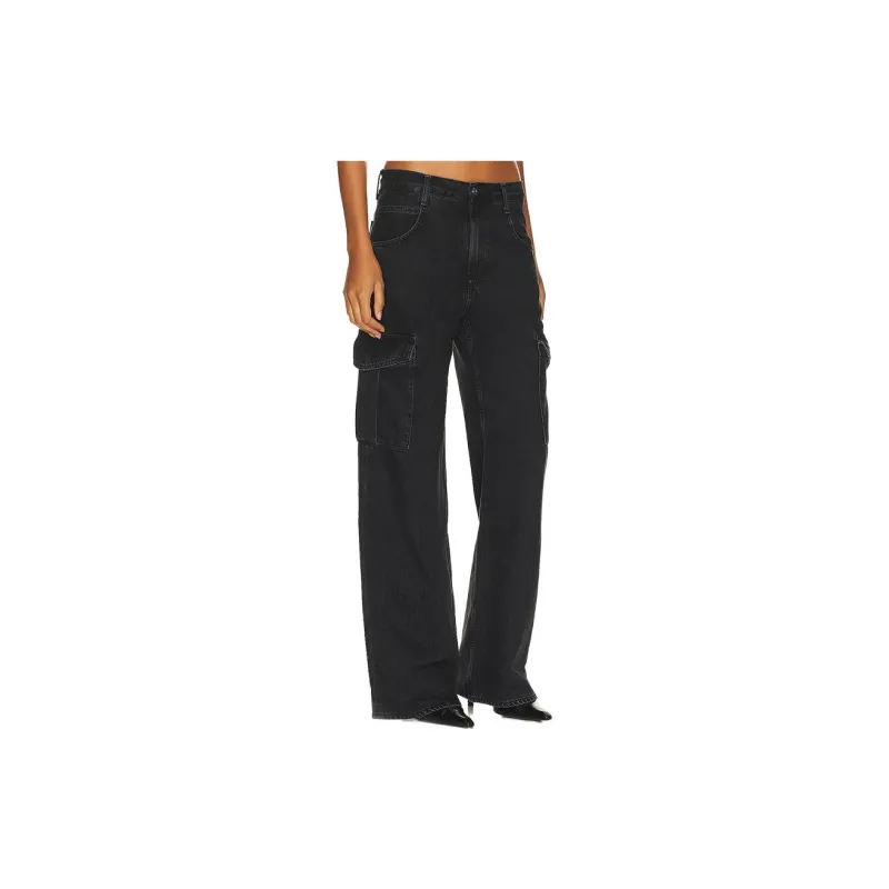 AGOLDE Mid rise Wide leg Jeans-2