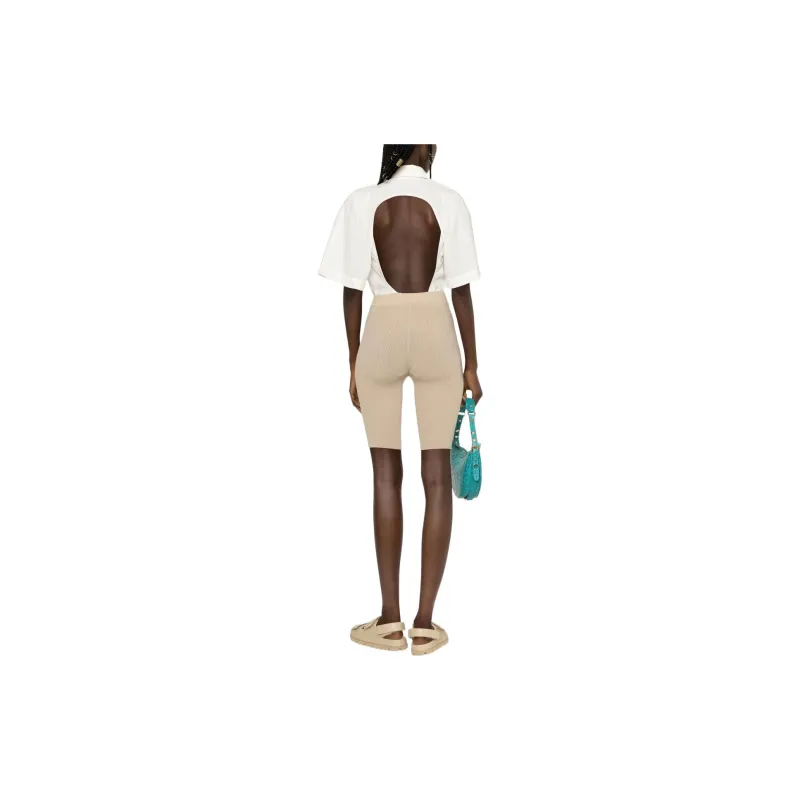 Jacquemus Long Knit Bike Shorts-3