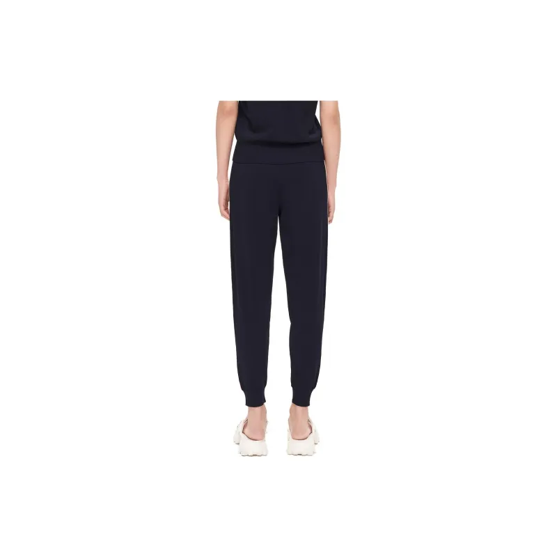 XII BASKET Casual Pants Women's Navy Blue-2