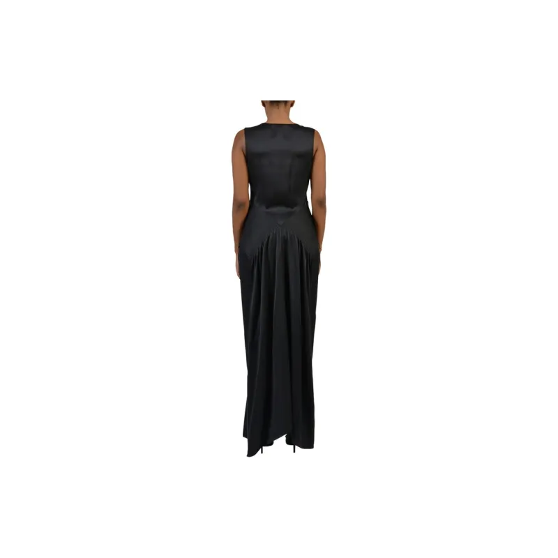 CELINE Sleeveless Dresses Women's Black-3
