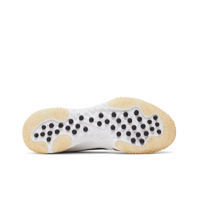 Nike Huarache Elite 3 Turf Cushioning, Wear Resistant Low Top Training Shoes Men's White Gold-4