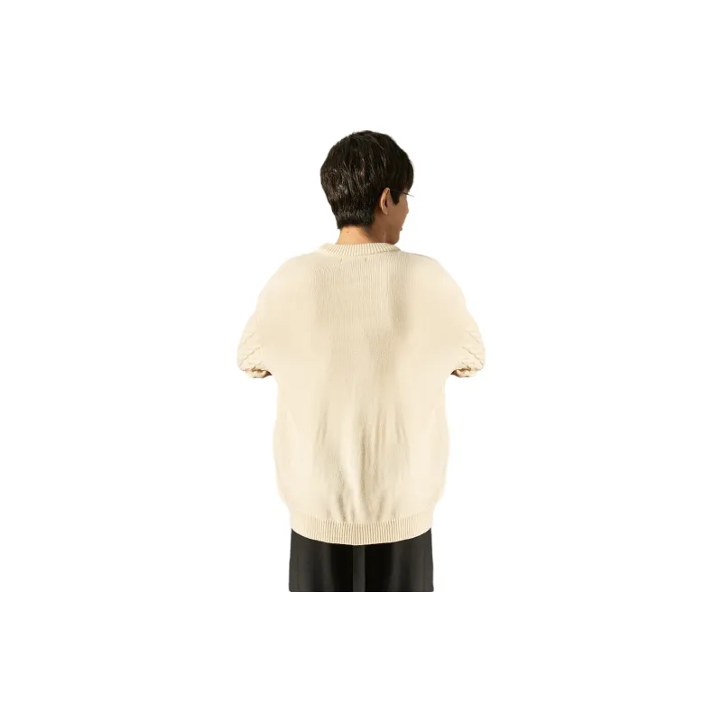Tonlion Knitwear Unisex Crescent White-1