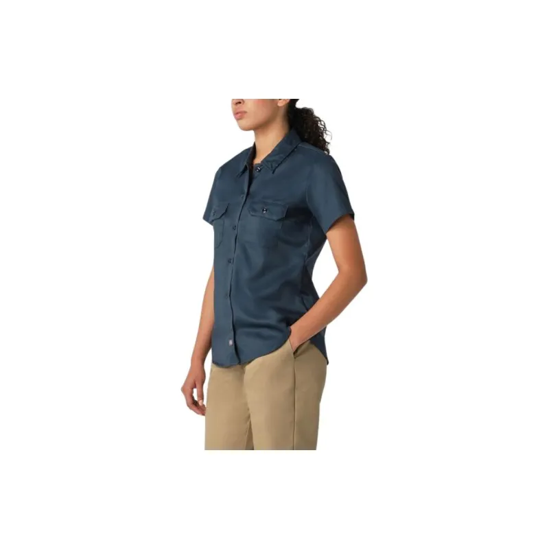 Dickies Shirts Women's Air Force Blue-3