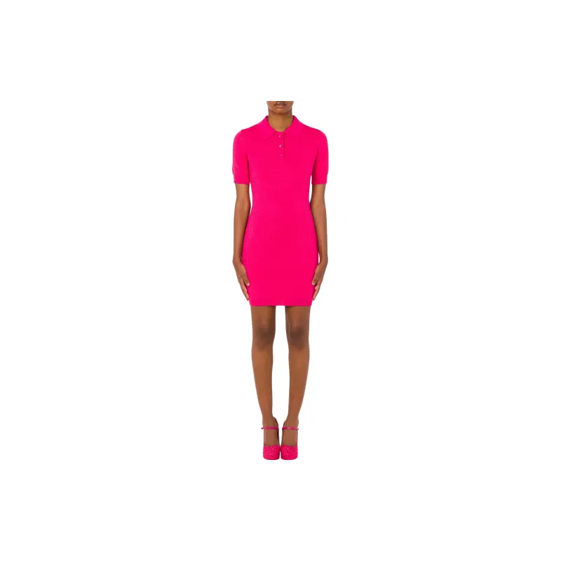 MOSCHINO Short Sleeved Dresses Women's Pink-1